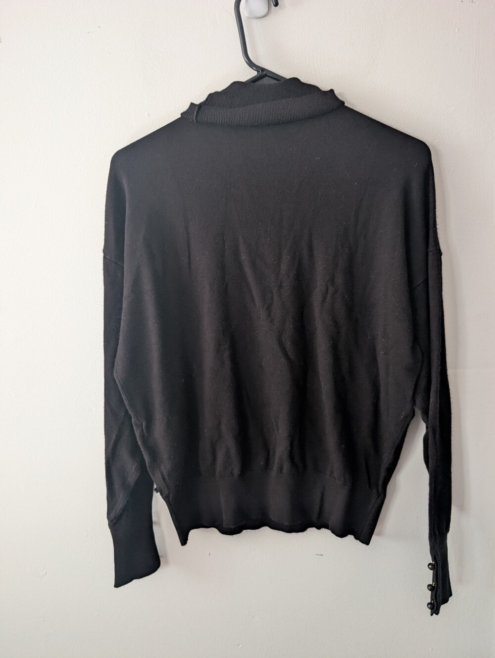 Scotch And Soda Black Women's Turtleneck Sweater Size Medium - Picture 3 of 6